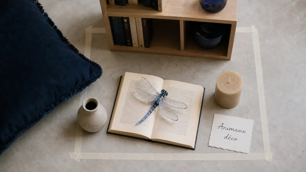 Animaux décoration intérieure : figurine animalière sur fond salon