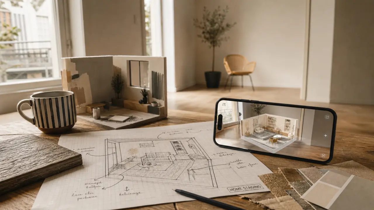 Application home staging gratuit : vue 2D 3D en réalité augmentée