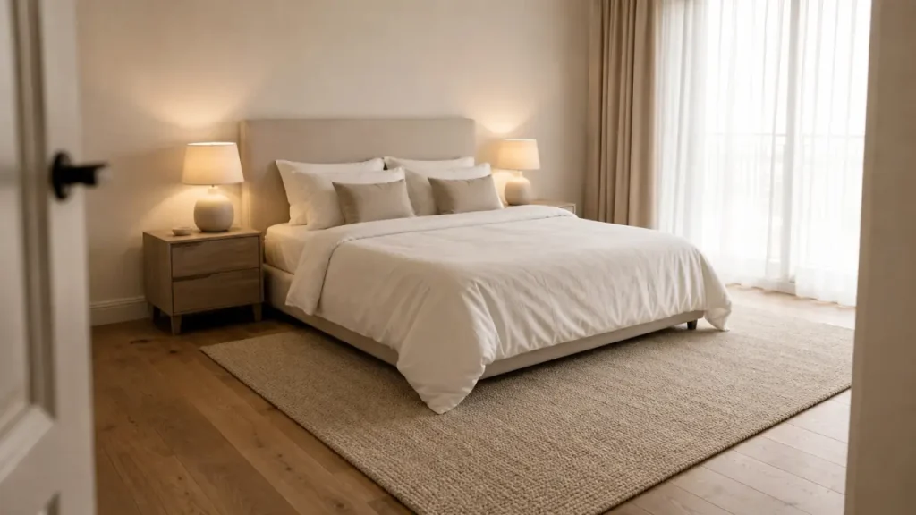 Home staging chambre : désencombrer, éclairer et recentrer le lit