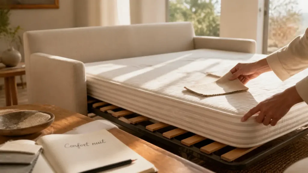 Canapé convertible confortable : les 3 critères qui font la différence avant d’acheter