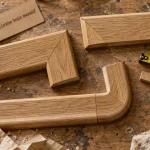 Plinthe bois massif en chêne huilé pour finition parquet