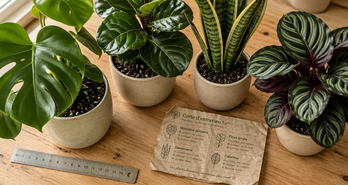 Plantes d intérieur photos et noms : Monstera, Ficus, Sansevieria, Calathea
